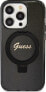 Фото #3 товара Guess Guess GUHMP15LHRSGSK iPhone 15 Pro 6.1" czarny/black hardcase Ring Stand Script Glitter MagSafe