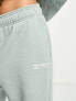 Фото #5 товара New Balance Linear Heritage zip joggers in sage