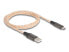 Delock USB 2.0 Kabel Typ-A zu Type-C mit RGB Beleuchtung 1 m