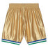 MITCHELL & NESS NBA 75TH GOLD SWINGMAN SHORTS DALLAS MAVERICKS 1998