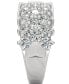 ფოტო #5 პროდუქტის Moissanite Triple Row Band (3 ct. t.w. DEW) in 14k White Gold