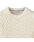 ფოტო #7 პროდუქტის Boys Organic Crewneck Pullover Sweater with Elbow Patches, Kids