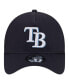 Фото #4 товара Men's Navy Tampa Bay Rays Team Color A-Frame 9Forty Adjustable Hat
