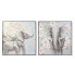 Фото #1 товара Картина DKD Home Decor Слон 100 x 3,5 x 100 cm Колониальный Цветы (2 штук)