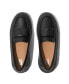 Фото #3 товара Women's F-Mode Folded-Leather Flatform Loafers