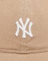 Фото #3 товара New Era 9twenty NY Yankees washed mini logo cap in beige