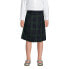 Фото #5 товара Big Girls School Uniform Slim Plaid A-line Skirt Below the Knee