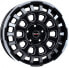 Borbet CW7 black rim polished glossy 7.5x18 ET53 - LK5/120 ML65.1