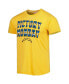 ფოტო #3 პროდუქტის Men's Gold Los Angeles Chargers Victory Monday Tri-Blend T-shirt