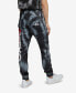 Men's Big and Tall Tie-Dye Star Burst Fleece Joggers