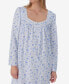 Фото #2 товара Women's Cotton Floral Lace-Trim Nightgown