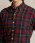 ფოტო #3 პროდუქტის Men's Classic-Fit Plaid Oxford Shirt