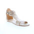 Фото #2 товара Bed Stu Sable F373039 Womens Beige Leather Hook & Loop Strap Sandals Shoes 6