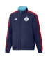 Фото #3 товара Men's Navy and Light Blue Chicago Fire 2023 On-Field Anthem Full-Zip Reversible Team Jacket