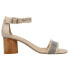 Фото #1 товара VANELi Lodina Womens Beige Casual Sandals 308007