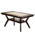 Фото #1 товара Maltby Solid Wood Rectangular Dining Table