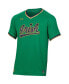 Men's Green Notre Dame Fighting Irish Softball V-Neck Jersey