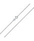 Фото #1 товара Unisex Thin 2MM Strong Simple Miami Cuban Curb Chain Necklace For Women Men .925 Sterling Silver