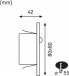 Фото #9 товара Oprawa schodowa Paulmann Oprawa przyschodowa EDGE LED czujnik ruchu i zmierzchu kwadrat 1x1,2W 120lm 2700K 230V chrom matowy / tworzywo sztuczne