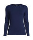 ფოტო #1 პროდუქტის Women's Long Sleeve Lightweight Jersey Crew Neck Top