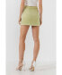 Фото #2 товара Women's Chain-Trimmed Mini Skirt