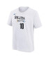 Big Boys and Girls Ben Simmons White Brooklyn Nets 2022/23 City Edition Name and Number T-shirt