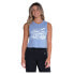 SALTY CREW Shorebreak Cropped Muscle Sleeveless T-Shirt Синий, L - фото #1