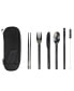 Фото #1 товара Stainless Steel Utensil 8 Piece Set with Travel Pouch