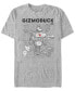 Фото #1 товара Men's Gizomoduck Schematic Short Sleeve T-Shirt