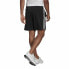 Men's Sports Shorts Adidas Essentials 3 Stripes Aeroready Black