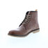 Фото #4 товара Roan by Bed Stu Drell F804007 Mens Brown Leather Lace Up Casual Dress Boots