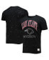 Фото #1 товара Men's Black Clark Atlanta University Panthers Bleach Splatter T-shirt