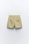 CARGO BERMUDA SHORTS WITH SIDE TABS