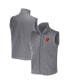 Men's NFL x Darius Rucker Collection by Gray Cleveland Browns Polar Fleece Full-Zip Vest