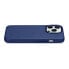 Фото #10 товара Чехол из натуральной кожи для iPhone 14 Pro Max ICARER значек MagSafe Натуральная кожа голубого цвета