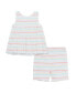 ფოტო #2 პროდუქტის Baby Girls Stripe Knit Play Set