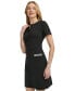 ფოტო #3 პროდუქტის Petite Split-Neck Beaded-Pocket Dress