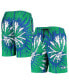 Фото #1 товара Men's College Neon Green Seattle Seahawks Retro Static Mesh Lounge Shorts