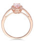 Фото #3 товара Кольцо Macy's Morganite and Diamond