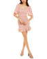 Фото #1 товара Платье с цветочным низом 70/21, розовое, женское