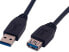 Фото #1 товара MCL Samar MCL USB 3.0 - M/FM - 3m - 3 m - USB A - USB A - USB 3.2 Gen 1 (3.1 Gen 1) - Male/Female - Black