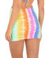 ფოტო #2 პროდუქტის Juniors' Ombre Rainbow Cover-Up Mini Skirt