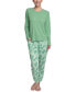 Фото #6 товара Пижама Muk Luks Supersoft Ribbed Pajama