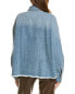 Фото #2 товара Джинсовая рубашка REVERIEE синего цвета для женщин