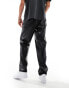 Фото #4 товара ASOS DESIGN baggy leather look trousers in black