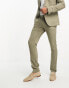 New Look super skinny suit trousers in sage