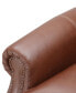 Фото #8 товара Marick 93" Leather Roll Arm Sofa, Created for Macy's