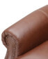 Фото #8 товара CLOSEOUT! Marick 93" Leather Roll Arm Sofa, Created for Macy's