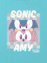 Kids Sonic The Hedgehog Graphic Boxy Crop Tee