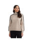 ფოტო #1 პროდუქტის Women's High Neck Sweater with Contrast Color Trim